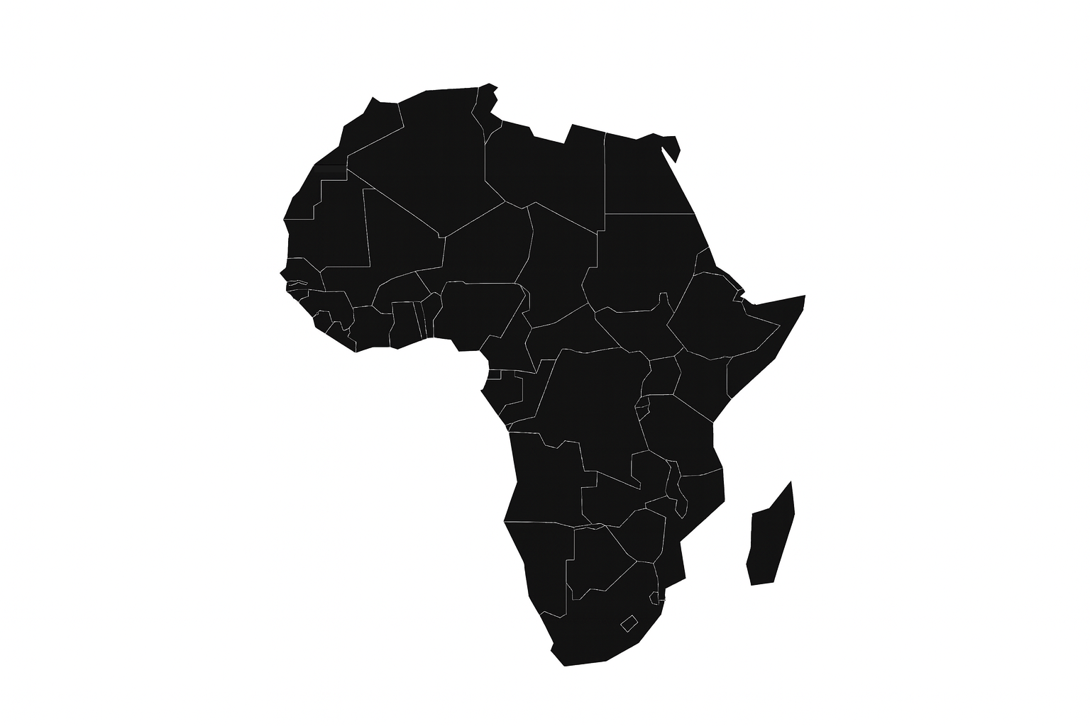 Carte d'Afrique
